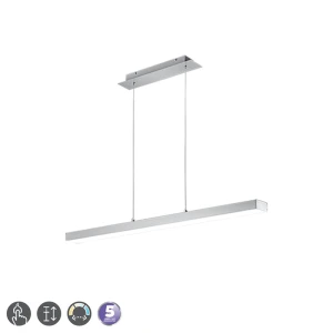 AGANO LED Nikiel Mat 18W zmienna barwa światła Lampa wisząca 