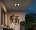 Zewnętrzna lampa sufitowa odporna na sól morską z czujnikiem ruchu i zmierzchu Circula antracyt Ø32 cm. LED 14W 3000K IP44 paulmann 94526 | 4000870945261 noxbox lampynox www.lampynox.pl