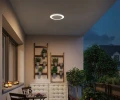 Zewnętrzna lampa sufitowa odporna na sól morską z czujnikiem ruchu i zmierzchu Circula beż Ø32 cm. PIR LED 14W 3000K IP44 paulmann 94528 | 4000870945285 noxbox lampynox www.lampynox.pl
