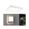 Zewnętrzna lampa sufitowo-ścienna odporna na sól morską z czujnikiem ruchu i zmierzchu Lamina biały PIR LED 14,5W 3000K IP44 paulmann 94663 | 4000870946633 noxbox lampynox www.lampynox.pl