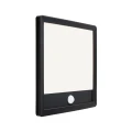 Lamina czarny PIR LED 14,5W 3000K IP44 Zewnętrzna lampa sufitowo-ścienna odporna na sól morską z czujnikiem ruchu i zmierzchu paulmann 94665 | 4000870946657 noxbox lampynox www.lampynox.pl