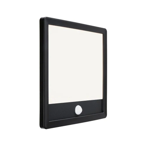 Lamina czarny PIR LED 14,5W 3000K IP44 Zewnętrzna lampa sufitowo-ścienna odporna na sól morską z czujnikiem ruchu i zmierzchu paulmann 94665 | 4000870946657 noxbox lampynox www.lampynox.pl