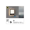 Lamina czarny PIR LED 14,5W 3000K IP44 Zewnętrzna lampa sufitowo-ścienna odporna na sól morską z czujnikiem ruchu i zmierzchu paulmann 94665 | 4000870946657 noxbox lampynox www.lampynox.pl