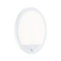 Zewnętrzna lampa sufitowo-ścienna odporna na sól morską z czujnikiem ruchu i zmierzchu Lamina biały Ø28 cm. PIR LED 14,5W 3000K IP44 paulmann 94662 | 4000870946626 noxbox lampynox www.lampynox.pl