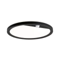 Zewnętrzna lampa sufitowo-ścienna odporna na sól morską z czujnikiem ruchu i zmierzchu Lamina czarny Ø28 cm. PIR LED 14,5W 3000K IP44 paulmann 94664 | 4000870946640 noxbox lampynox www.lampynox.pl