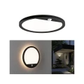 Zewnętrzna lampa sufitowo-ścienna odporna na sól morską z czujnikiem ruchu i zmierzchu Lamina czarny Ø28 cm. PIR LED 14,5W 3000K IP44 paulmann 94664 | 4000870946640 noxbox lampynox www.lampynox.pl