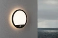 Zewnętrzna lampa sufitowo-ścienna odporna na sól morską z czujnikiem ruchu i zmierzchu Lamina czarny Ø28 cm. PIR LED 14,5W 3000K IP44 paulmann 94664 | 4000870946640 noxbox lampynox www.lampynox.pl