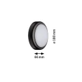 Kinkiet zewnętrzny Anox antracyt LED 15W 3000K paulmann 94188 | 4000870941881 noxbox lampynox www.lampynox.pl