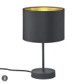 Lampka stołowa HOSTEL Czarny Mat E27 Trio 508200179 | 4017807392555 noxbox lampynox www.lampynox.pl