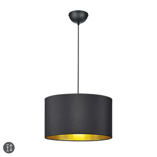 Lampa wisząca HOSTEL Czarny Mat E27  Trio 308200179 | 4017807392517 noxbox lampynox www.lampynox.pl