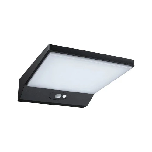 Kinkiet zewnętrzny z czujnikiem ruchu i zmierzchu Ronea antracyt PIR LED 10,5W 3000K IP44 paulmann 94332 | 4000870943328 noxbox lampynox www.lampynox.pl