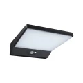 Kinkiet zewnętrzny z czujnikiem ruchu i zmierzchu Ronea antracyt PIR LED 5W panel solarny 3000K IP44 paulmann 94334 | 4000870943342 noxbox lampynox www.lampynox.pl