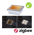 Brick stalowy Smart Home Zigbee LED DIM 1W 2200-3000K IP67 Lampa najazdowa gruntowa ściemnialana sterowana aplikacją paulmann 94595 | 4000870945957 noxbox lampynox www.lampynox.pl