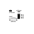 Oprawa tarasowa wpuszczana House stalowy LED 2W 3000K IP67 paulmann 94363 | 4000870943632 noxbox lampynox www.lampynox.pl