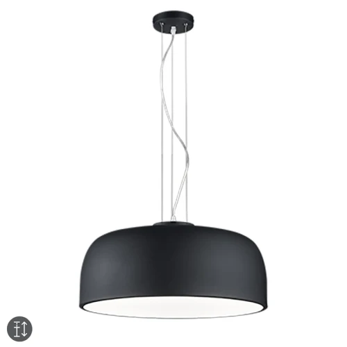 Lampa wisząca BARON Czarny Mat 4 x E27 Trio 309800432 | 4017807387698  noxbox lampynox www.lampynox.pl