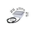 Lampa najazdowa gruntowa z czujnikiem ruchu i zmierzchu Brick stalowy tryb nocny PIR LED 0,8W 3000K IP67 paulmann 94336 | 4000870943366 noxbox lampynox www.lampynox.pl