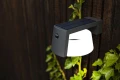 Kinkiet zewnętrzny zasilany energią słoneczną z czujnikiem zmierzchu i ruchu Moon Solar antracyt PIR LED 9,5W 4000K IP44 lutec 6906001118 | 6939412014838 noxbox lampynox www.lampynox.pl