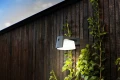 Kinkiet zewnętrzny zasilany energią słoneczną z czujnikiem zmierzchu i ruchu Moon Solar antracyt PIR LED 9,5W 4000K IP44 lutec 6906001118 | 6939412014838 noxbox lampynox www.lampynox.pl