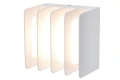 Kinkiet zewnętrzny Gridy biały LED 14,5W 3000K IP54 lutec 5289401469 | 6939412014937 noxbox lampynox www.lampynox.pl
