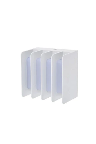 Kinkiet zewnętrzny Gridy biały LED 14,5W 3000K IP54 lutec 5289401469 | 6939412014937 noxbox lampynox www.lampynox.pl