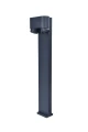 Lampa ogrodowa stojąca z regulowanym kierunkiem świecenia Cypres antracyt wys. 75cm. 2xGU10 IP44 lutec 6604004118 | 6939412070742 noxbox lampynox www.lampynox.pl