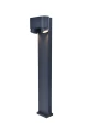 Lampa ogrodowa stojąca z regulowanym kierunkiem świecenia Cypres antracyt wys. 75cm. 2xGU10 IP44 lutec 6604004118 | 6939412070742 noxbox lampynox www.lampynox.pl
