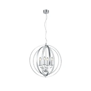 CANDELA Aluminium szczotkowane 4 x E14 Lampa wisząca