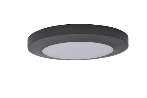 Plafon lampa sufitowa zewnętrzna Kayah antracyt Ø30 cm. LED 16,5W 3000K IP54 lutec 6392202457 | 6939412014845 noxbox lampynox www.lampynox.pl
