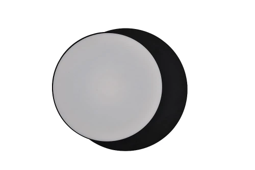 Plafon lampa sufitowo-ścienna zewnętrzna barwa światła zmienna Goleta czarny mat DIP SWITCH LED 24,3W 3000K-5000K IP54 lutec 5205801012 | 6939412014852 noxbox lampynox www.lampynox.pl