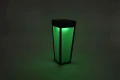 Lampa ogrodowa stojąca zmienna barwa światła zasilana energią słoneczną z czujnikiem zmierzchu i ruchu Dias Solar lutec connect czarny mat PIR LED 8,4W RGB 2700-6500K lutec 6996601012 | 6939412089126 noxbox lampynox www.lampynox.pl