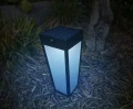Lampa ogrodowa stojąca zmienna barwa światła zasilana energią słoneczną z czujnikiem zmierzchu i ruchu Dias Solar lutec connect czarny mat PIR LED 8,4W RGB 2700-6500K lutec 6996601012 | 6939412089126 noxbox lampynox www.lampynox.pl