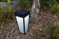 Lampa ogrodowa stojąca zmienna barwa światła zasilana energią słoneczną z czujnikiem zmierzchu i ruchu Dias Solar lutec connect czarny mat PIR LED 8,4W RGB 2700-6500K lutec 6996601012 | 6939412089126 noxbox lampynox www.lampynox.pl