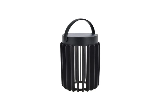 Lampka stołowa zewnętrzna zasilana energią słoneczną Kozy Solar czarny LED 2,8W 4000K IP44 lutec 6933701330 | 6939412089133 noxbox lampynox www.lampynox.pl