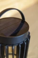 Lampka stołowa zewnętrzna zasilana energią słoneczną Kozy Solar czarny LED 2,8W 4000K IP44 lutec 6933701330 | 6939412089133 noxbox lampynox www.lampynox.pl
