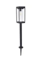 Lampa stojąca ogrodowa zewnętrzna zasilana energią słoneczną z czujnikiem zmierzchu Flair Solar czarny mat wys. 76cm. 2W 2700K E27 IP44 lutec 6988802012 | 6939412070766 noxbox lampynox www.lampynox.pl