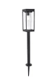 Lampa stojąca ogrodowa zewnętrzna zasilana energią słoneczną z czujnikiem zmierzchu Flair Solar czarny mat wys. 76cm. 2W 2700K E27 IP44 lutec 6988802012 | 6939412070766 noxbox lampynox www.lampynox.pl