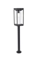 Lampa stojąca ogrodowa zewnętrzna zasilana energią słoneczną z czujnikiem zmierzchu Flair Solar czarny mat wys. 76cm. 2W 2700K E27 IP44 lutec 6988802012 | 6939412070766 noxbox lampynox www.lampynox.pl
