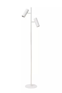 Clubs biały 2xGU10 regulowany kierunek Podwójna lampa podłogowa