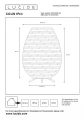 Akumulatorowa ściemnialna lampa podłogowa zewnętrzna Colin czarny LED 3 step dim. 3W 3000K IP44 lucide 03843/80/30 | 5411212031860 noxbox lampynox www.lampynox.pl