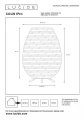 Akumulatorowa ściemnialna lampa podłogowa zewnętrzna Colin jasny brąz LED 3 step dim. 3W 3000K IP44 lucide 03843/80/72 | 5411212031877 noxbox lampynox www.lampynox.pl