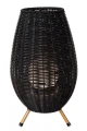 Akumulatorowa ściemnialna lampka zewnętrzna stołowa Colin czarny wys. 36cm. LED 3 step dim. 3W 3000K IP44 lucide 03843/36/30 | 5411212031822 noxbox lampynox www.lampynox.pl