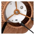 Akumulatorowa ściemnialna lampka zewnętrzna stołowa Colin jasny brąz wys. 36cm. LED 3 step dim. 3W 3000K IP44 lucide 03843/36/72 | 5411212031839 noxbox lampynox www.lampynox.pl