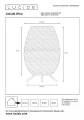 Akumulatorowa ściemnialna lampka zewnętrzna stołowa Colin czarny wys. 50cm. LED 3 step dim. 3W 3000K IP44 lucide 03843/50/30 | 5411212031846 noxbox lampynox www.lampynox.pl