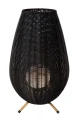Akumulatorowa ściemnialna lampka zewnętrzna stołowa Colin czarny wys. 50cm. LED 3 step dim. 3W 3000K IP44 lucide 03843/50/30 | 5411212031846 noxbox lampynox www.lampynox.pl