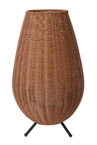 Colin jasny brąz wys. 50cm. LED 3 step dim. 3W 3000K IP44 Akumulatorowa ściemnialna lampka zewnętrzna stołowa