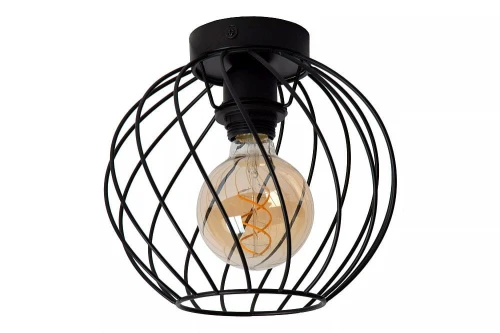 Lampa sufitowa Danza czarny Ø25 cm. E27 lucide 21128/25/30 | 5411212211477 noxbox lampynox www.lampynox.pl