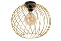 Lampa sufitowa Danza matowe złoto | mosiądz Ø40 cm. E27 lucide 21128/40/02 | 5411212211484 noxbox lampynox www.lampynox.pl