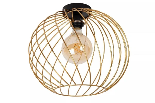 Lampa sufitowa Danza matowe złoto | mosiądz Ø40 cm. E27 lucide 21128/40/02 | 5411212211484 noxbox lampynox www.lampynox.pl