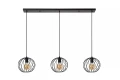 Lampa wisząca potrójna Danza czarny 3xE27 lucide 21428/03/30 | 5411212211552 noxbox lampynox www.lampynox.pl