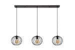Danza czarny 3xE27 Lampa wisząca potrójna